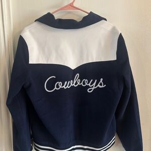 NFL Cowboys Navy and White Jacket